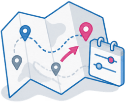 Fully flexible itinerary